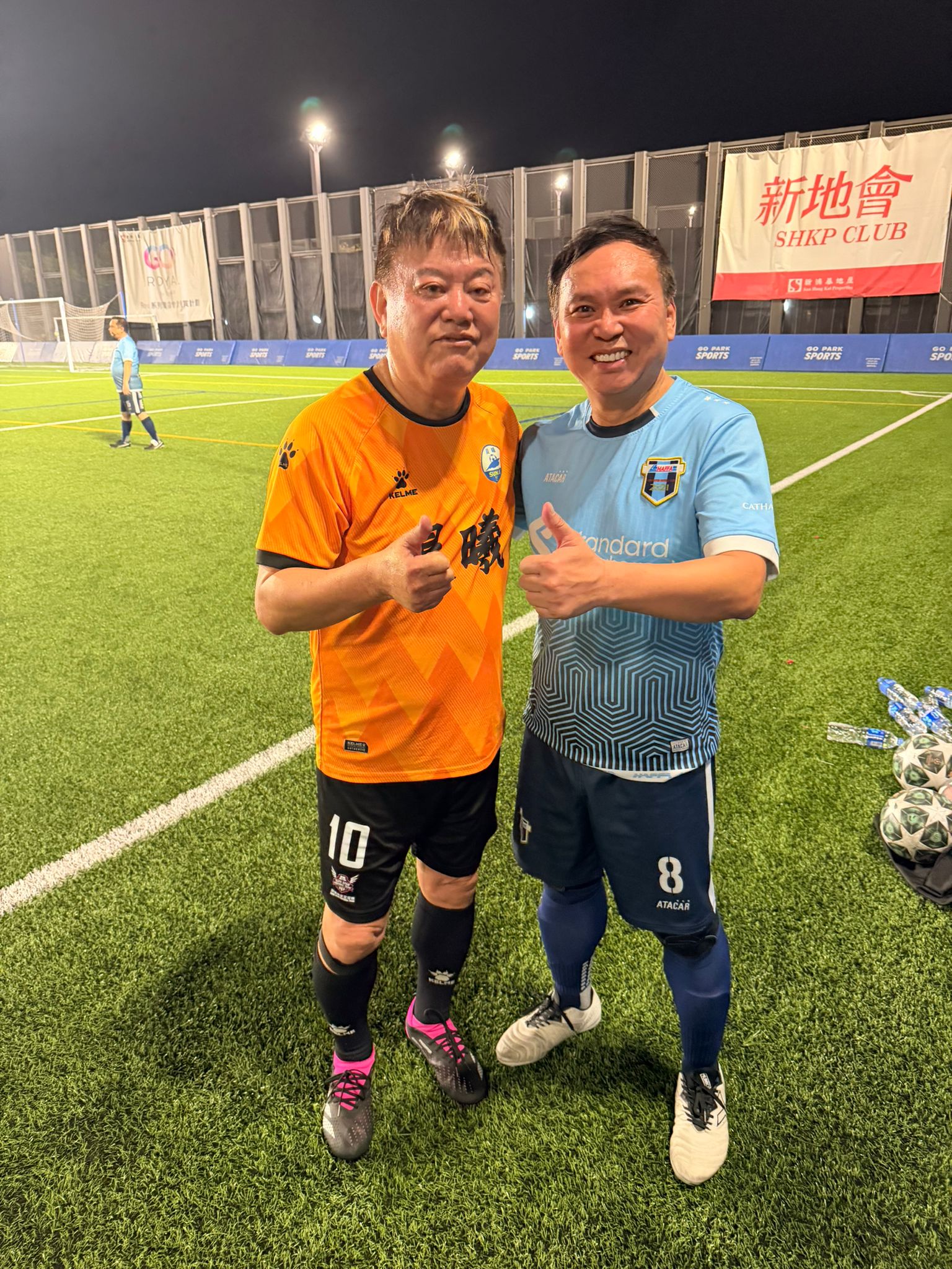 Friendly Match -- Haffa United vs 晨曦B隊
Natalis Chan Pak Cheung (L) , Henry Lee (R)
